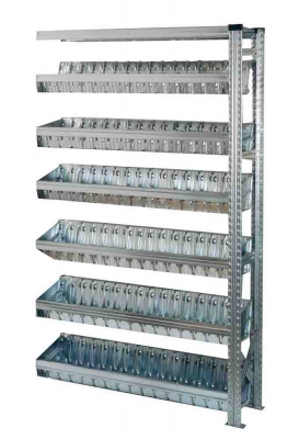 Wannen-Anbauregal SUPER 1 1200 x 400 x 2000