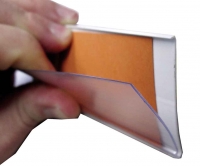 Scanner-Etikettenschiene wei 1050