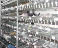 Wannen-Anbauregal SUPER 1 1200 x 400 x 2000